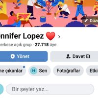 27k yabancı üyeli Jennifer Lopez hayran sayfası