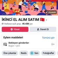 45k üyeli İkinci el alım satım grubu