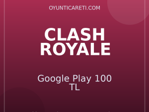 Clash Royale Google Play 100 TL
