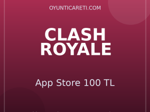Clash Royale App Store 100 TL