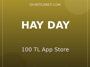 Hay Day 100 TL App Store