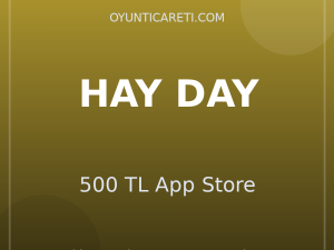 Hay Day 500 TL App Store