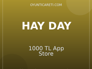 Hay Day 1000 TL App Store