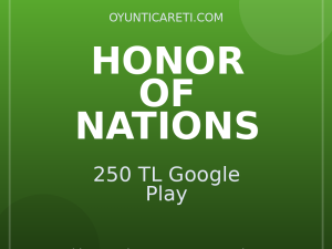 Honor Of Nations 250 TL Google Play