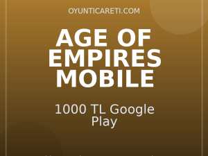Age of Empires Mobile 1000 TL Google Play