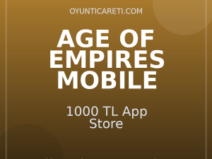 Age of Empires Mobile 1000 TL App Store