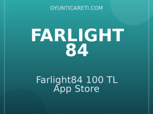 Farlight84 100 TL App Store