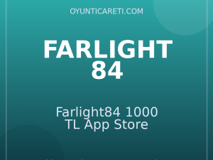 Farlight84 1000 TL App Store