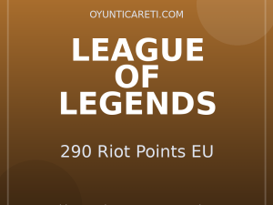 League of Legends 290 Riot Points EU