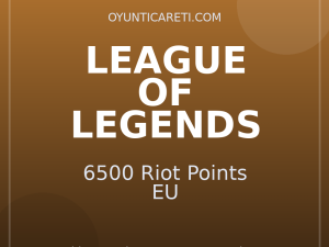 League of Legends 6500 Riot Points EU