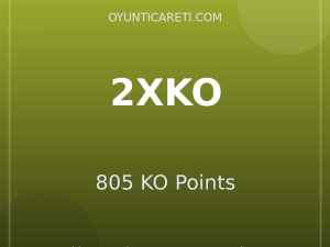 2XKO 805 KO Points