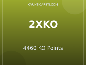 2XKO 4460 KO Points