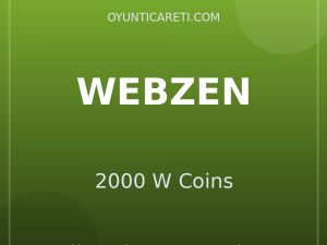 Webzen 2000 W Coins