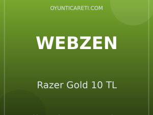 Webzen Razer Gold 10 TL