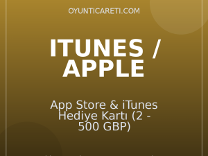 App Store & iTunes Hediye Kartı (2 - 500 GBP)