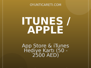 App Store & iTunes Hediye Kartı (50 - 2500 AED)