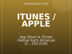 App Store & iTunes Hediye Kartı Almanya (2 - 250 EUR)