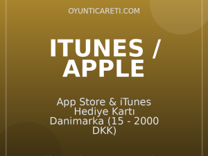 App Store & iTunes Hediye Kartı Danimarka (15 - 2000 DKK)