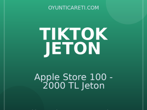 TikTok Apple Store 100 - 2000 TL Jeton