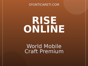 Rise Online World Mobile Craft Premium