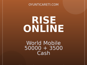 Rise Online World Mobile 50000 + 3500 Cash