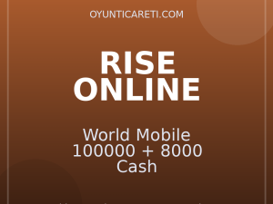 Rise Online World Mobile 100000 + 8000 Cash