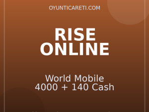 Rise Online World Mobile 4000 + 140 Cash