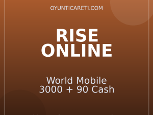 Rise Online World Mobile 3000 + 90 Cash