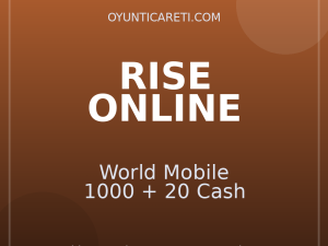 Rise Online World Mobile 1000 + 20 Cash