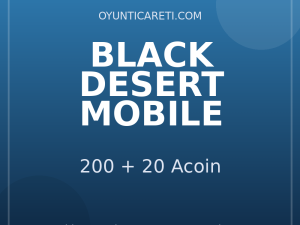 Black Desert 200 + 20 Acoin