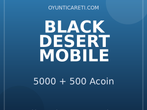 Black Desert 5000 + 500 Acoin