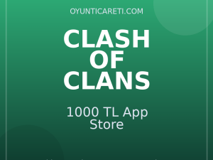 Clash Of Clans 1000 TL App Store