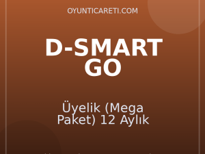 D-Smart GO Üyelik (Mega Paket) 12 Aylık