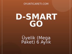 D-Smart GO Üyelik (Mega Paket) 6 Aylık