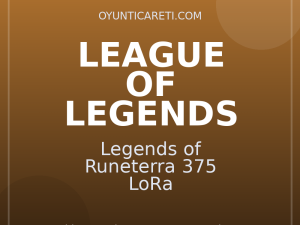 Legends of Runeterra 375 LoRa