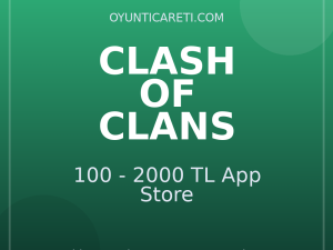 Clash Of Clans 100 - 2000 TL App Store