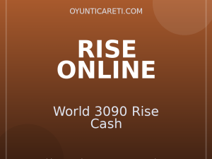 Rise Online World 3090 Rise Cash