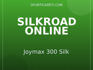 Silkroad Online Joymax 300 Silk