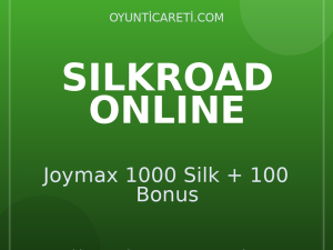 Silkroad Online Joymax 1000 Silk + 100 Bonus