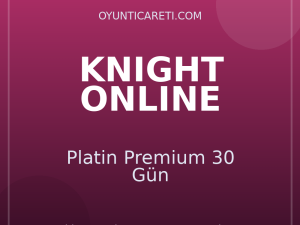 Platin Premium 30 Gün