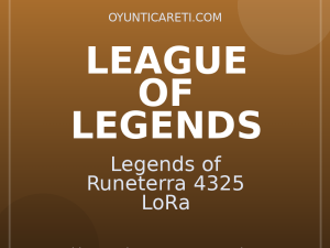 Legends of Runeterra 4325 LoRa