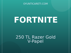 Fortnite 250 TL Razer Gold V-Papel