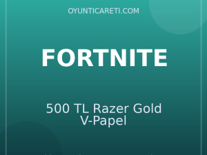 Fortnite 500 TL Razer Gold V-Papel