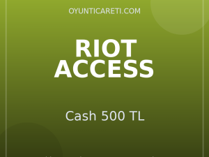 Riot Cash 500 TL