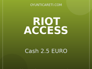 Riot Cash 2.5 EURO
