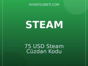 75 USD Steam Cüzdan Kodu