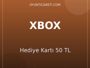 XBOX Hediye Kartı 50 TL