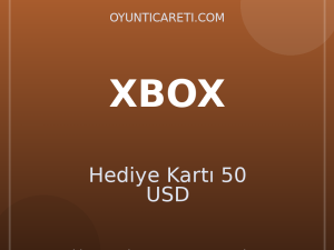 XBOX Hediye Kartı 50 USD