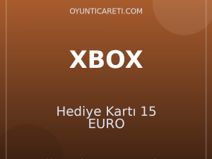 XBOX Hediye Kartı 15 EURO