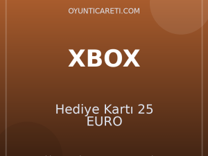 XBOX Hediye Kartı 25 EURO